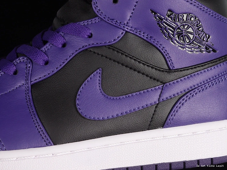 Jordan Purple - Black BQ6472-051 Mid 1 (Women's) 0519